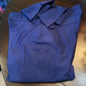 💙Hilary Radley stretch high waist front picket ankle length comfy pants